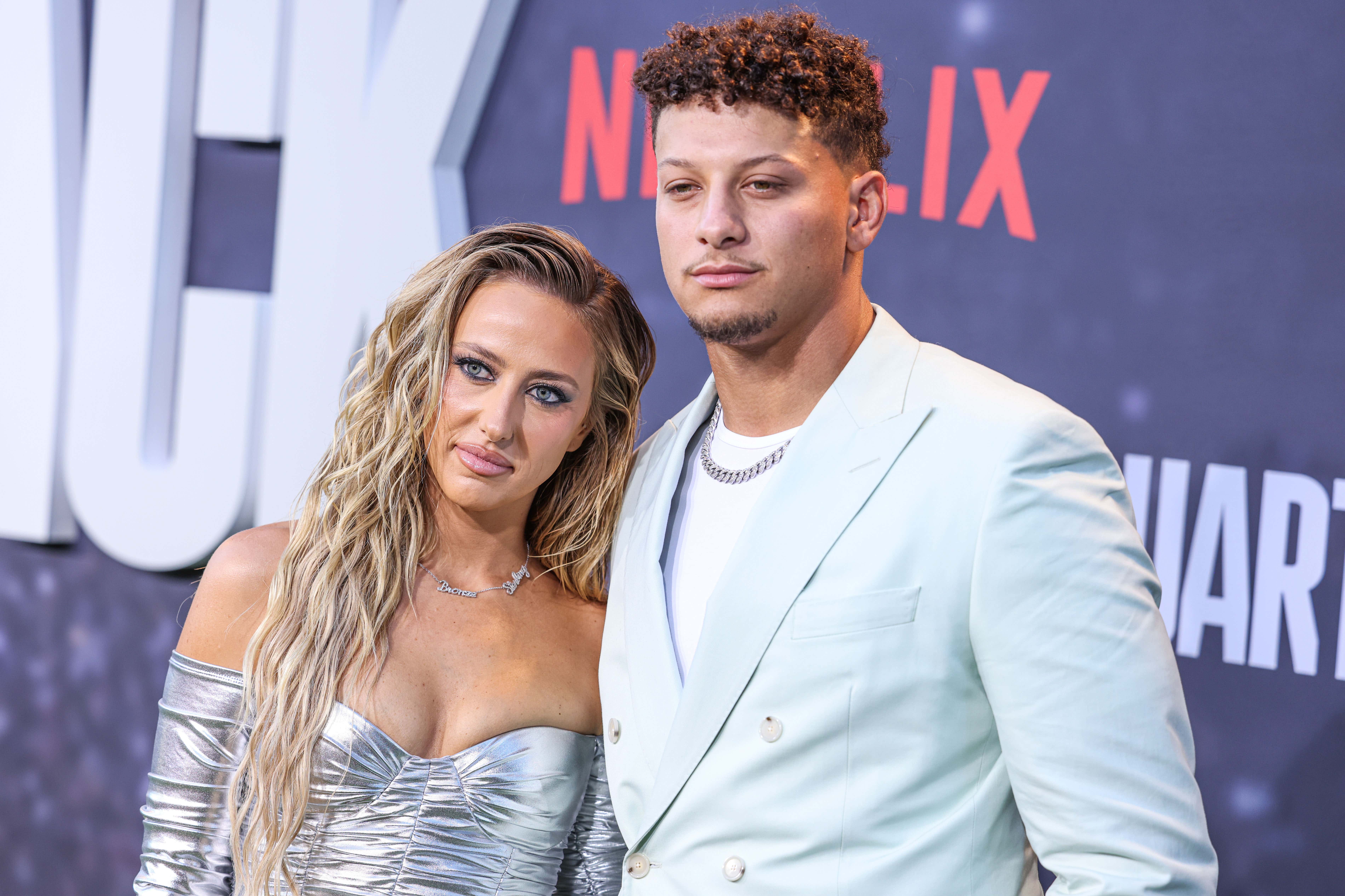 Brittany Mahomes (And Her Husband) Are In A SKIMS Holiday Ad And I'm Just Wondering How Taylor Swift Feels About This