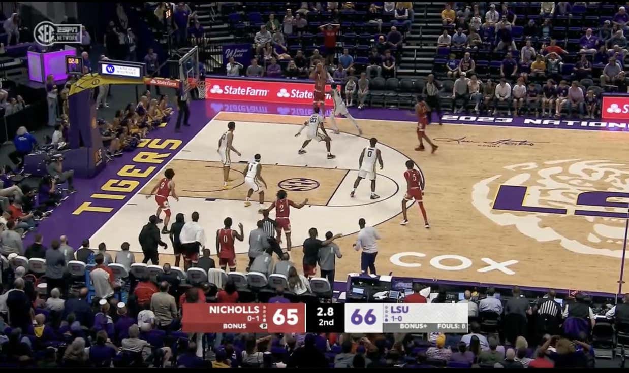 Nicholls State Beats LSU After Pulling A Three Pointer Out Of Their Ass