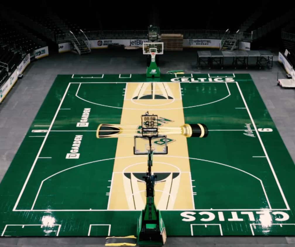 Seeing The Celtics New In Season Tournament Court At The Garden Is Weird As Hell