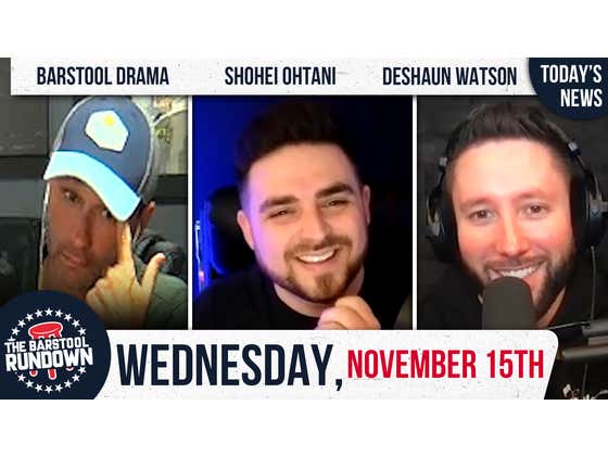 Jared Carrabis Returns to the Rundown - Barstool Rundown - November 15th, 2023