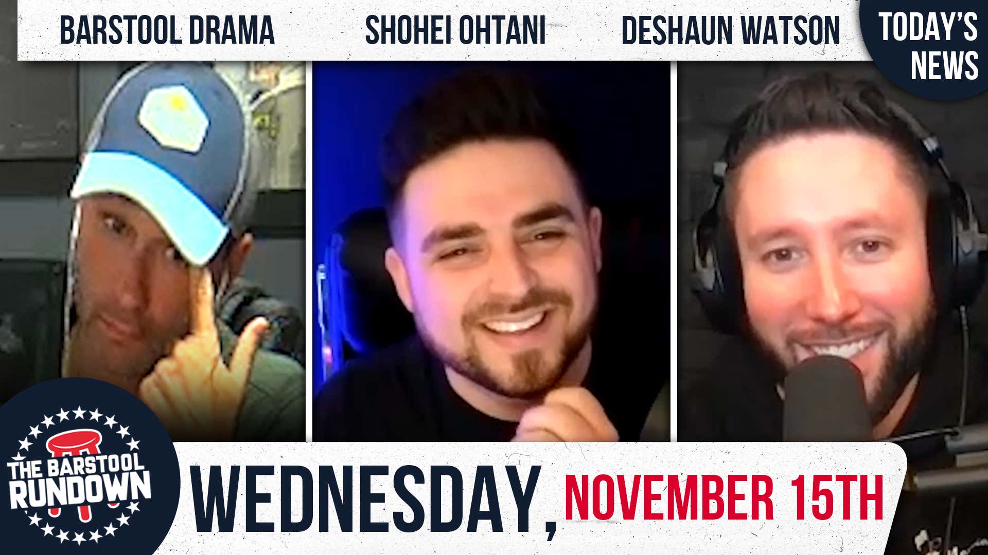 Jared Carrabis Returns to the Rundown Barstool Rundown November