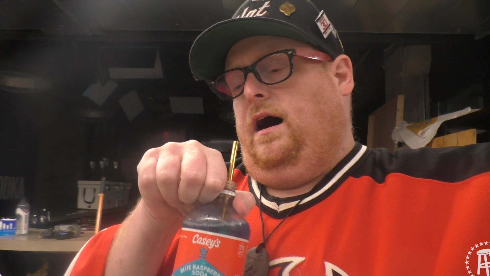 Tank's Taste Test Casey's Blue Raspberry Soda