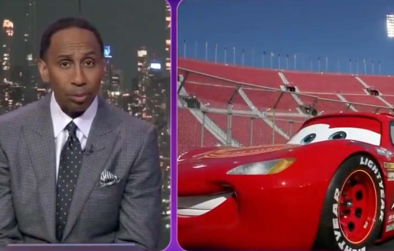 Someone Called Stephen A. Smith With A Question About The Movie "Cars" And Stephen A. Bodied The Poor Kid