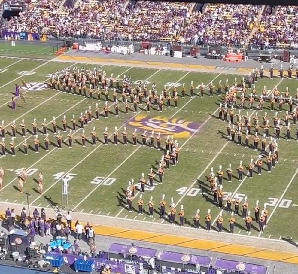 LSU’s Band Formed The Heisman Trophy Because Jayden Daniels Would Win It If There’s Any Justice In This World