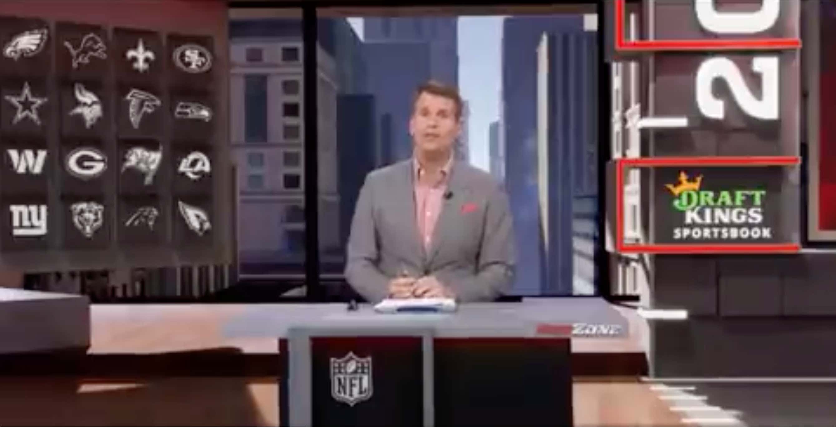 Scott Hanson Kept Broadcasting On RedZone While The Studio Was Being Evacuated And Sirens Were Going Off