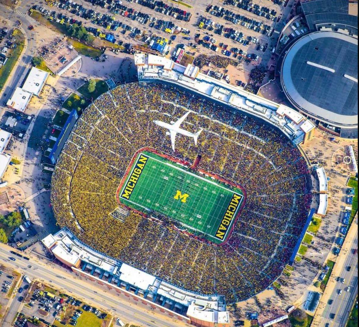 In The Troll Move Of The Century, The Big House Used A Spy Plane As Part Of Their Flyover For The Michigan/Ohio State Game