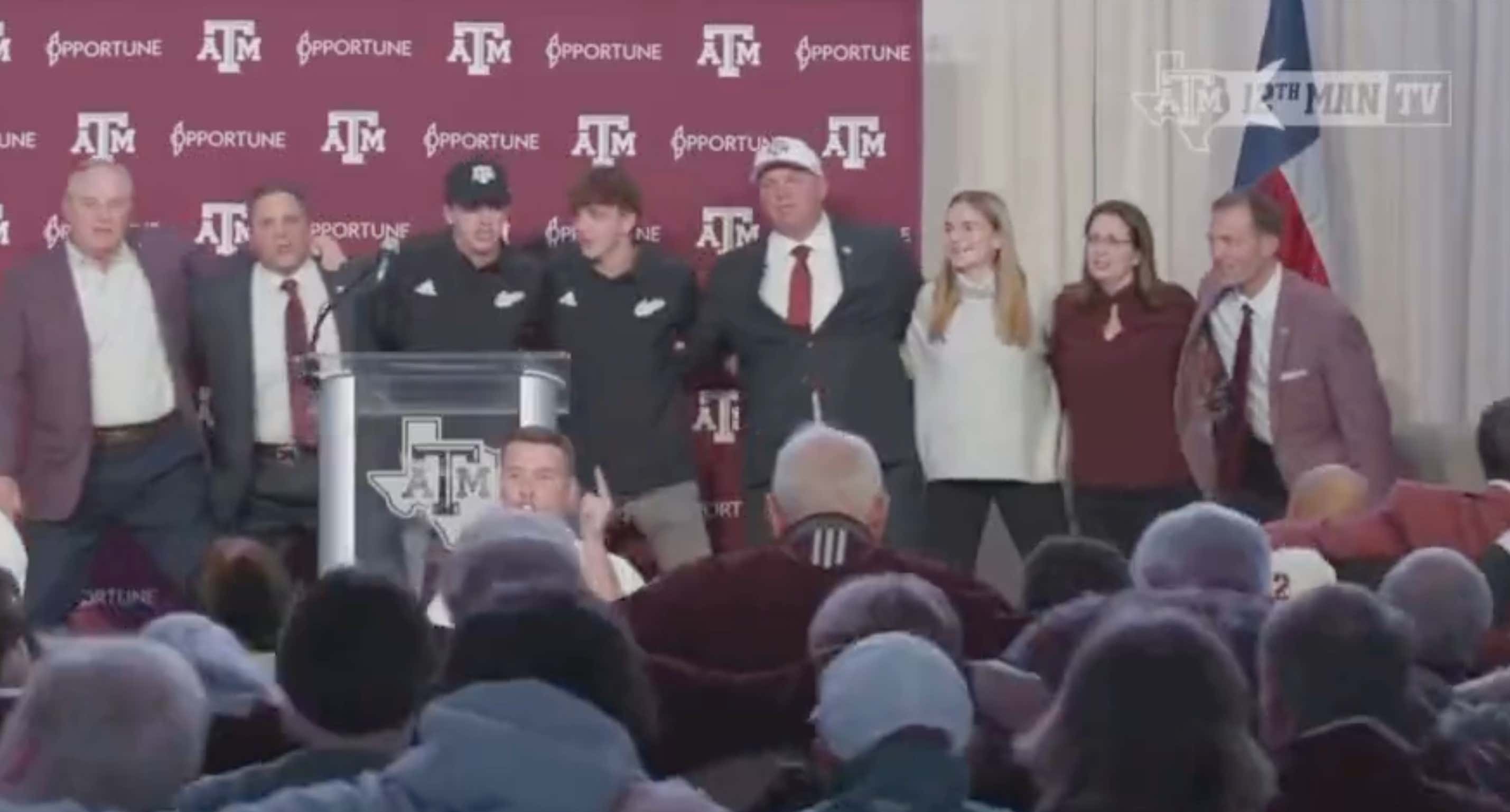 Mike Elko's Texas A&M Introductory Presser Looked Like A Cult Initiation Ceremony