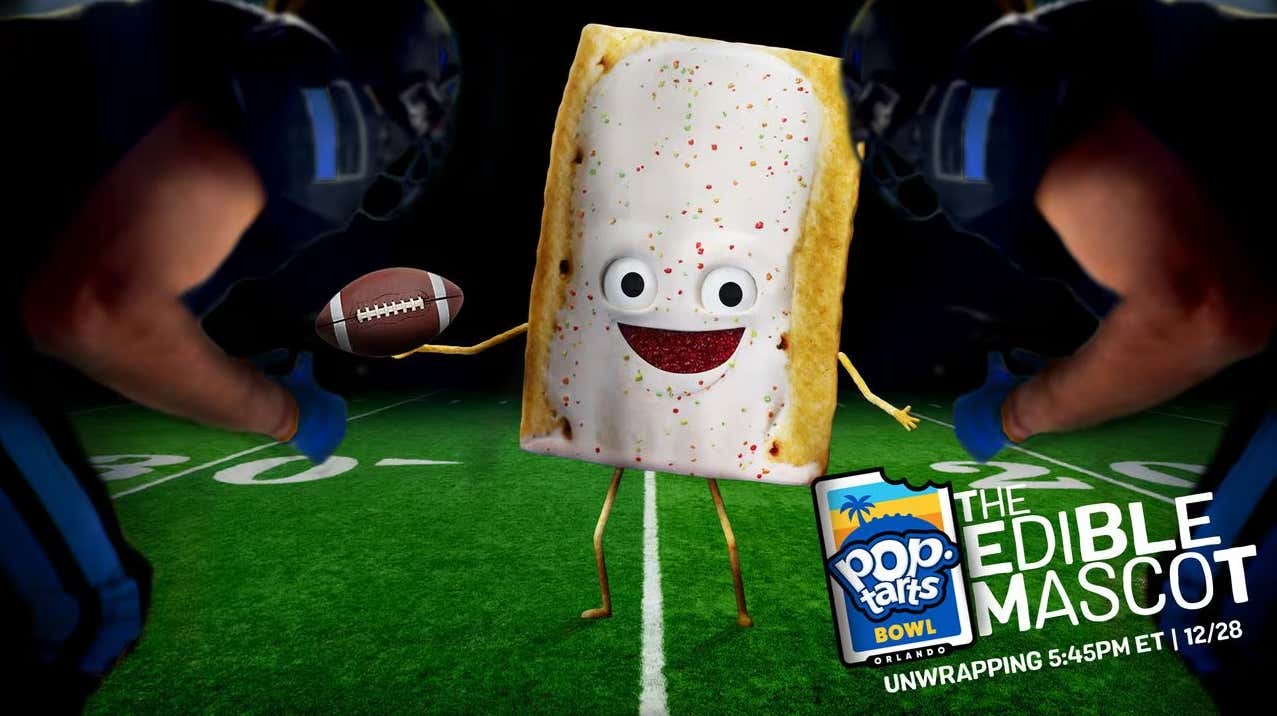 The Pop Tarts Bowl Will Feature The First Ever Edible Mascot, Which Means It's Now The Most Important Game Of Bowl Season
