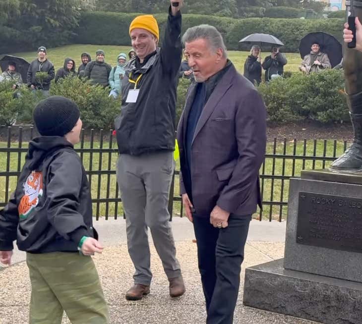 Little Man Completely Crushes "Rocky Balboa" Speech Right In Sylvester Stallone's Face