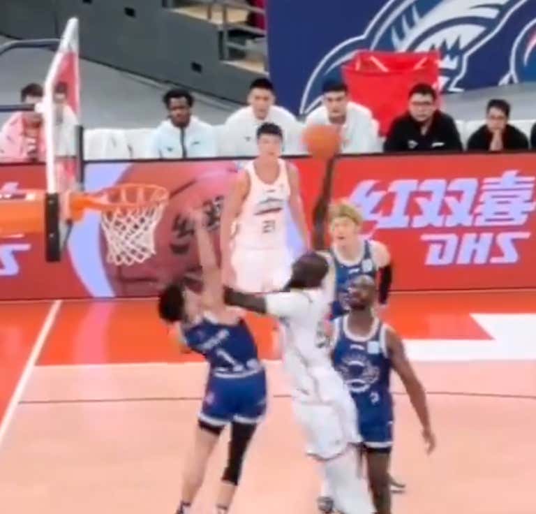 Tacko Fall Has Fully Transformed Into The Bully Of China's Basketball League, Won't Stop Terrorizing Short Men Across The World