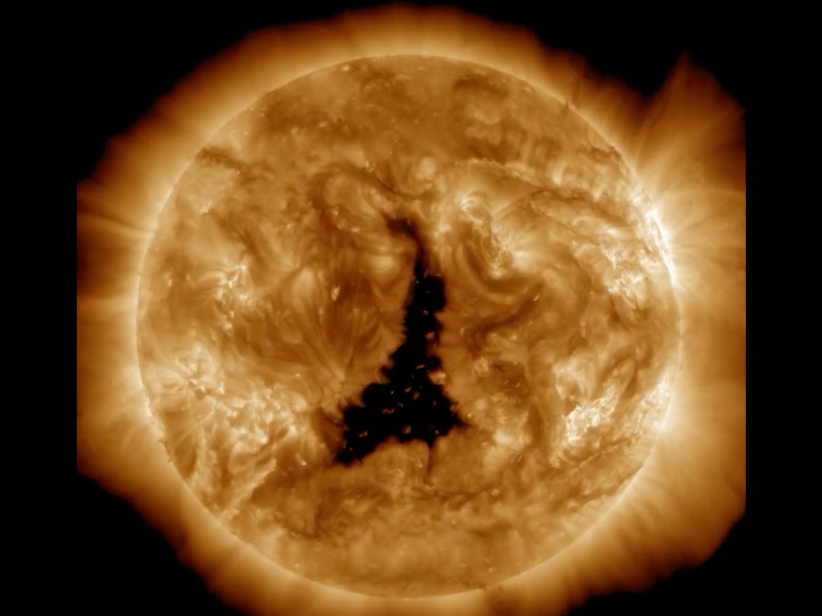 The Sun Has A Giant Black Hole In It. Is Now The Time To Panic?