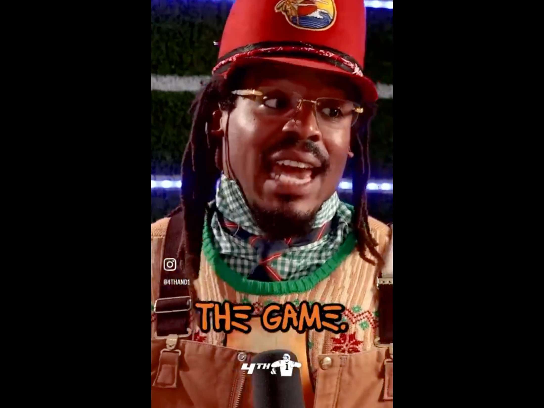 Cam Newton Dressed in a Halloween Costume is About to Take the