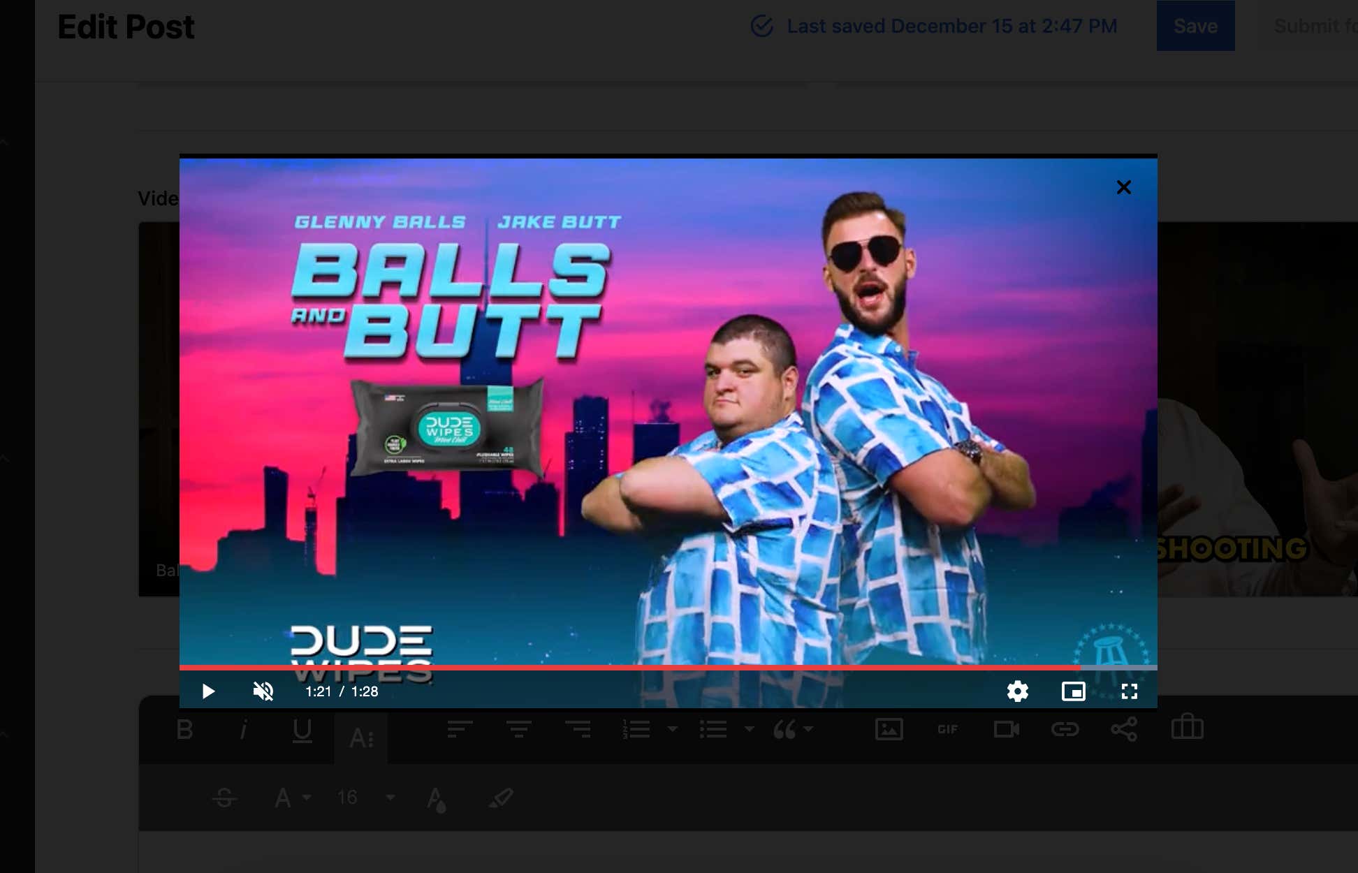 Balls & Butt Are Here To PROTECT YOUR CITY