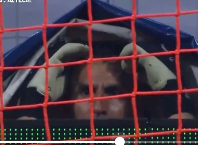 Love The Dedication From This Mexican League Goalie Who Hid Under A Tarp After Getting Ejected So He Could Watch His Team Blow The Finals
