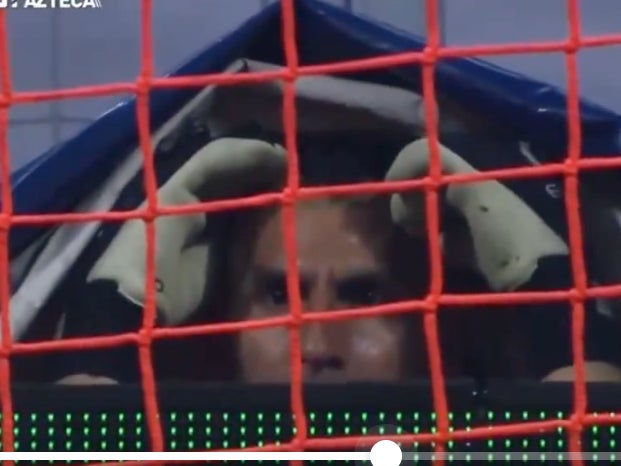Love The Dedication From This Mexican League Goalie Who Hid Under A Tarp After Getting Ejected So He Could Watch His Team Blow The Finals