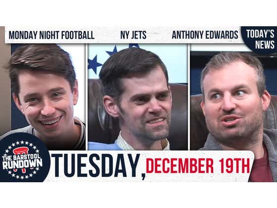 Rashard Mendenhall Saved the Pro Bowl - Barstool Rundown - December 19th, 2023
