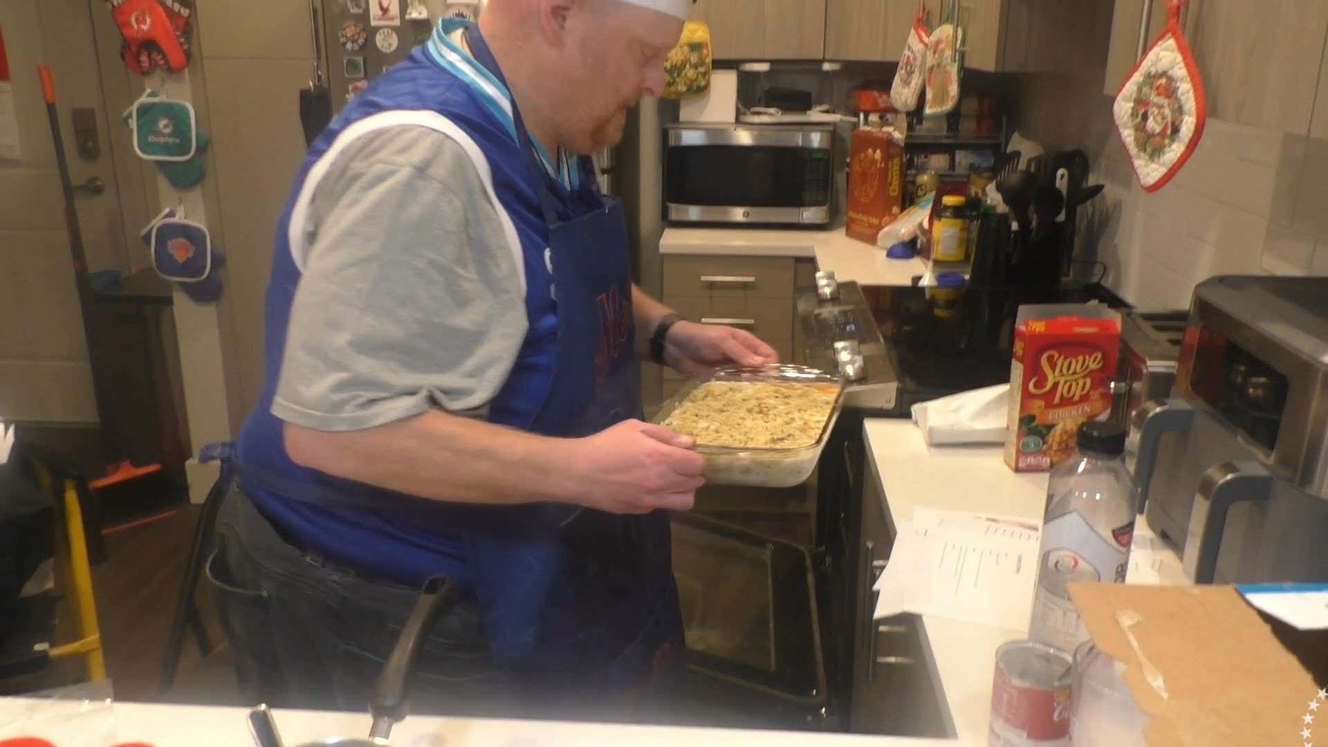 Tank Cooks STOVE TOP One-Dish Chicken Bake