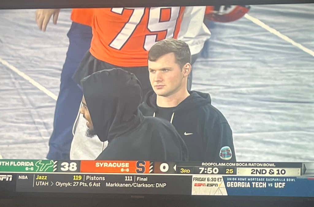 The Television Cameras Caught The Exact Moment Kyle McCord Regretted Transferring To Syracuse