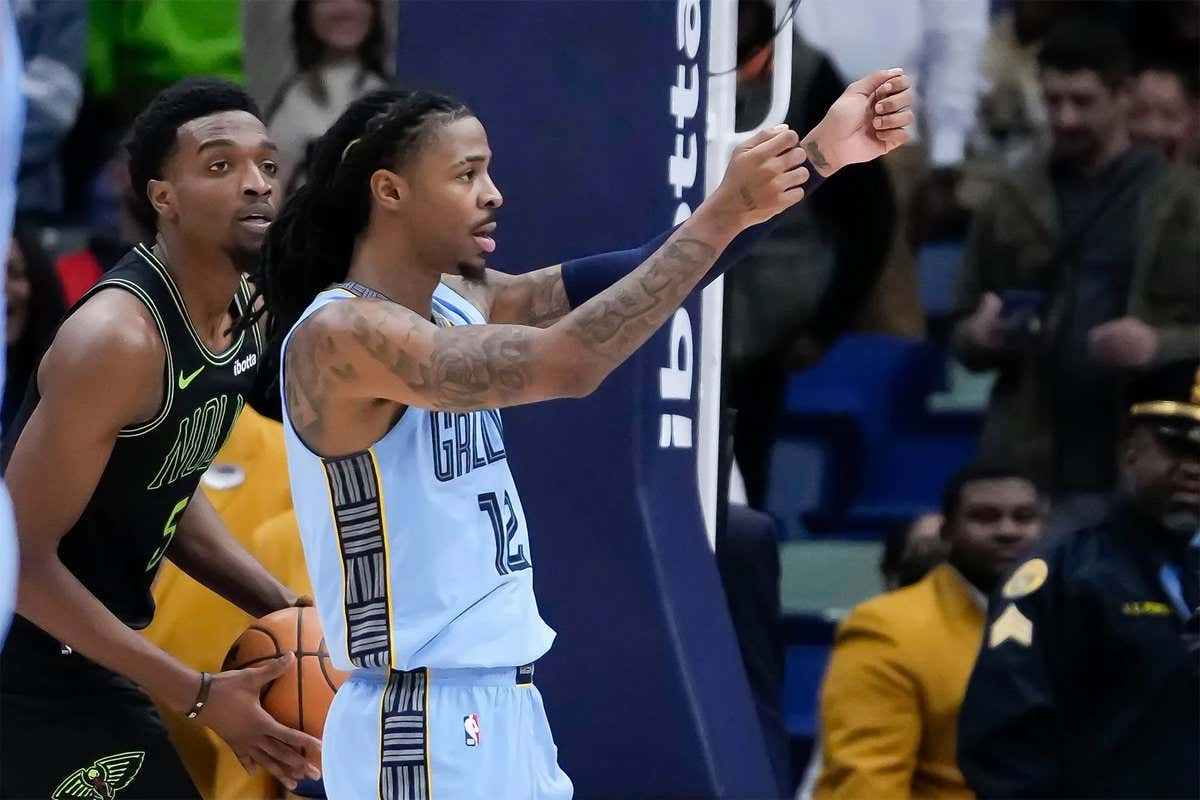 The Internet Seems Rather Upset With Ja Morant's End Of Game Celebration After Beating The Pelicans In An OT Thriller