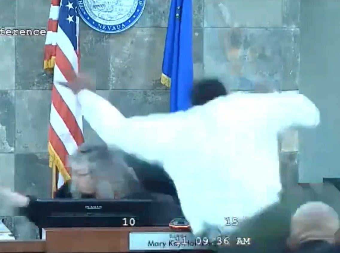 Today in Las Vegas Court: Violent Criminal Attacks The Judge As She Hands Down Her Sentence