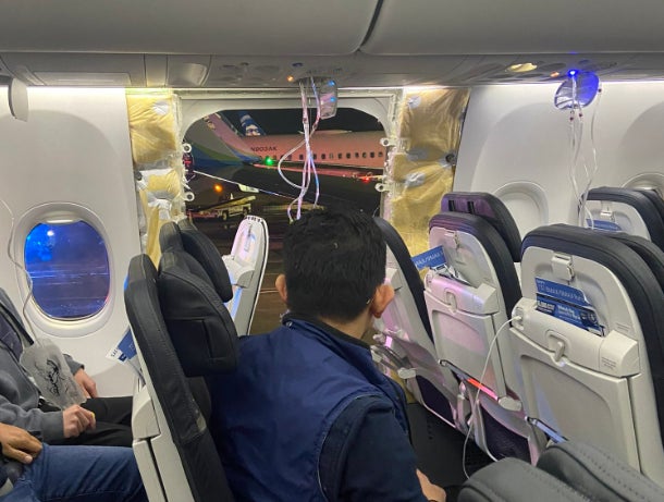 WILD VIDEO: Entire Window of Alaska Airlines Plane Blows Out Mid-Flight, Makes Emergency Landing, Somehow Nobody Dies