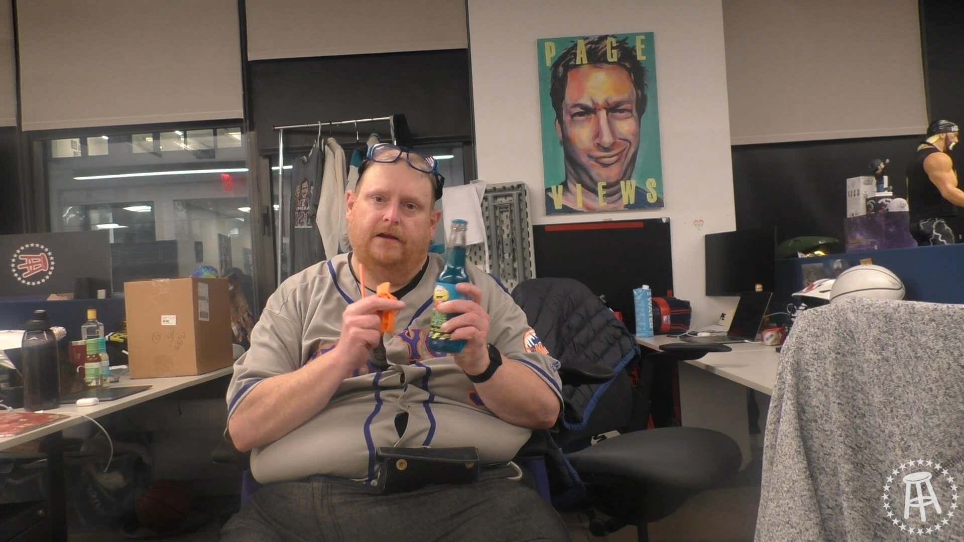 Tank's Taste Test Sour Blueberry Toxic Waste Slime Licker Soda