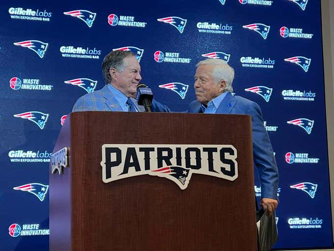 The Belichick-Kraft Farewell Press Conference Was the Ultimate Glass Case of Emotion