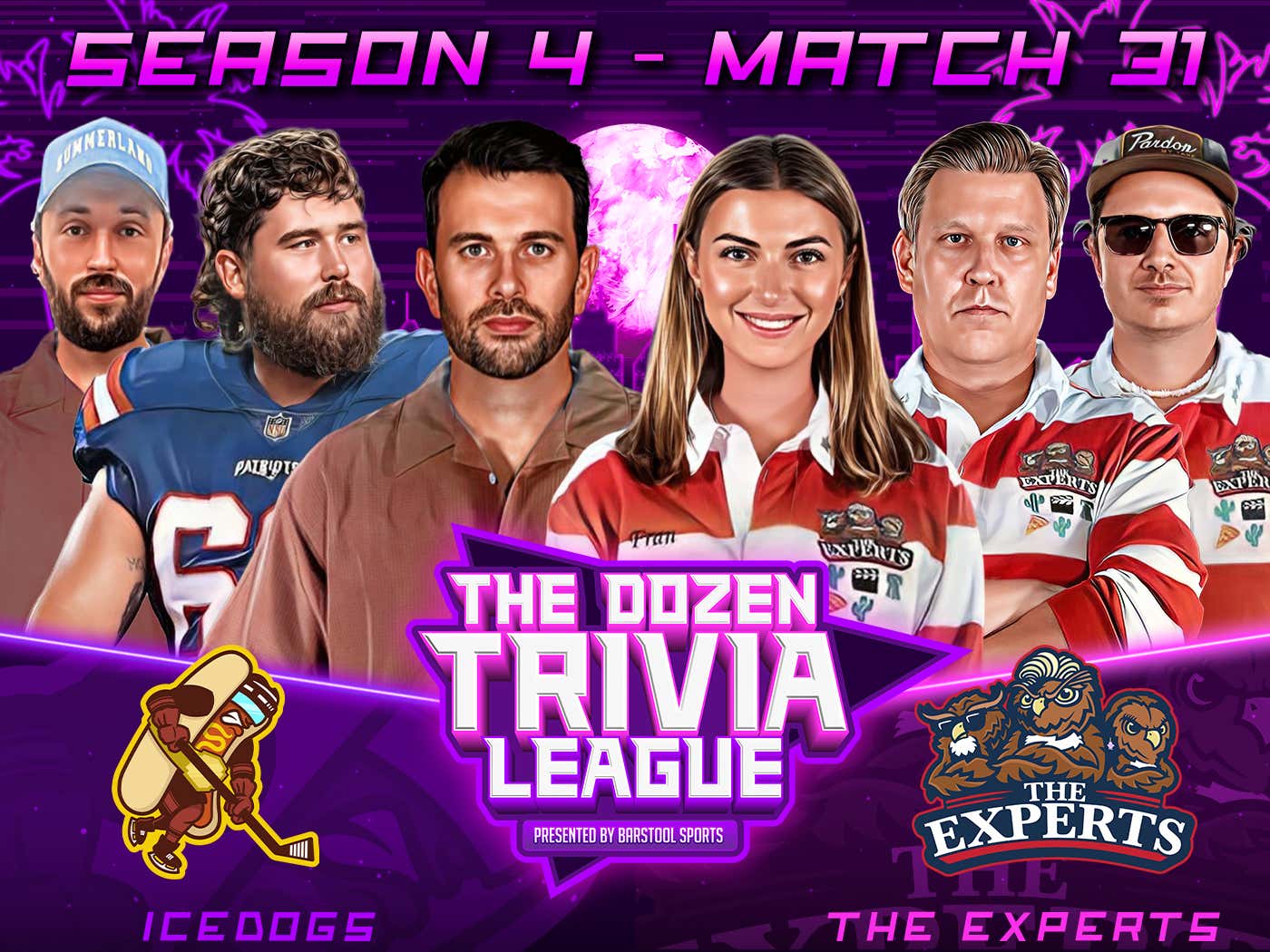Brandon, Fran, PFT & The Experts vs. IceDogs Match 31, Season 4 The