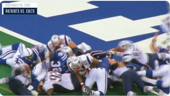 Belichick&#x27;s Greatest Hits No. 20: The Goal Line Stand at Indy in 2003 (The First in a Series)