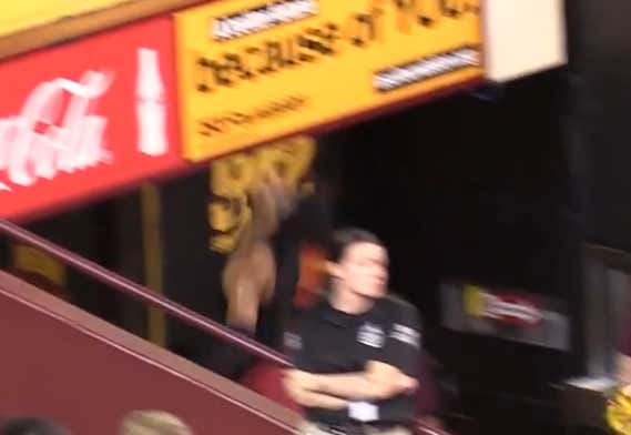 Bronny James Needs To Work On His Spatial Awareness… Absolutely Smashes His Head On The Tunnel To The Locker Room