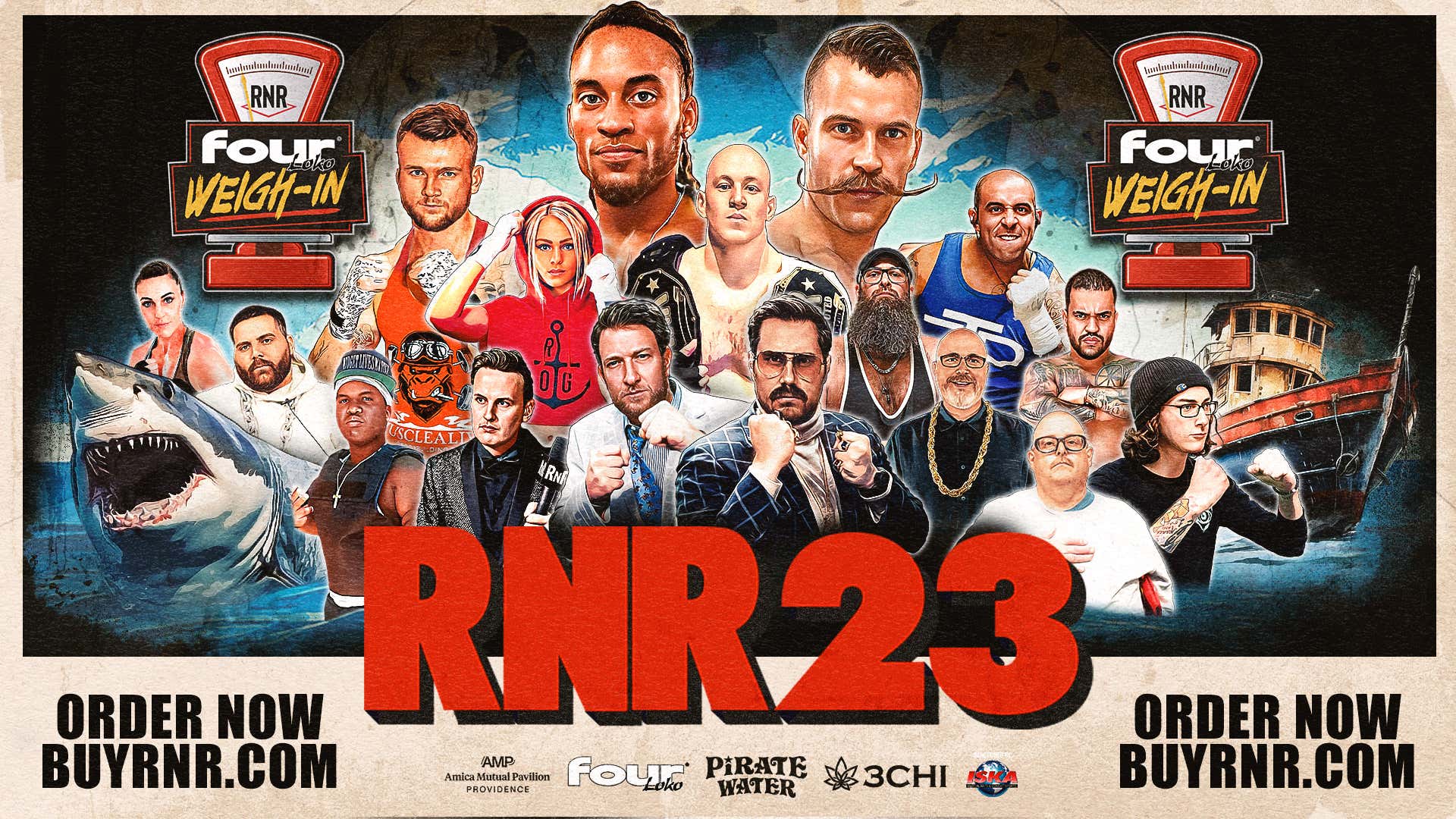 Rough N' Rowdy 23 FREE PREVIEW Watch 20 Amateur Fights + Ring Girl