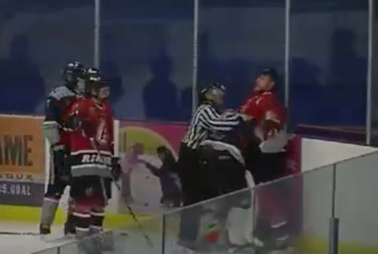 Worst Teammates In The History Of Planet Earth Watch Their Goalie Get Choked Unconscious And Do Absolutely Nothing About It