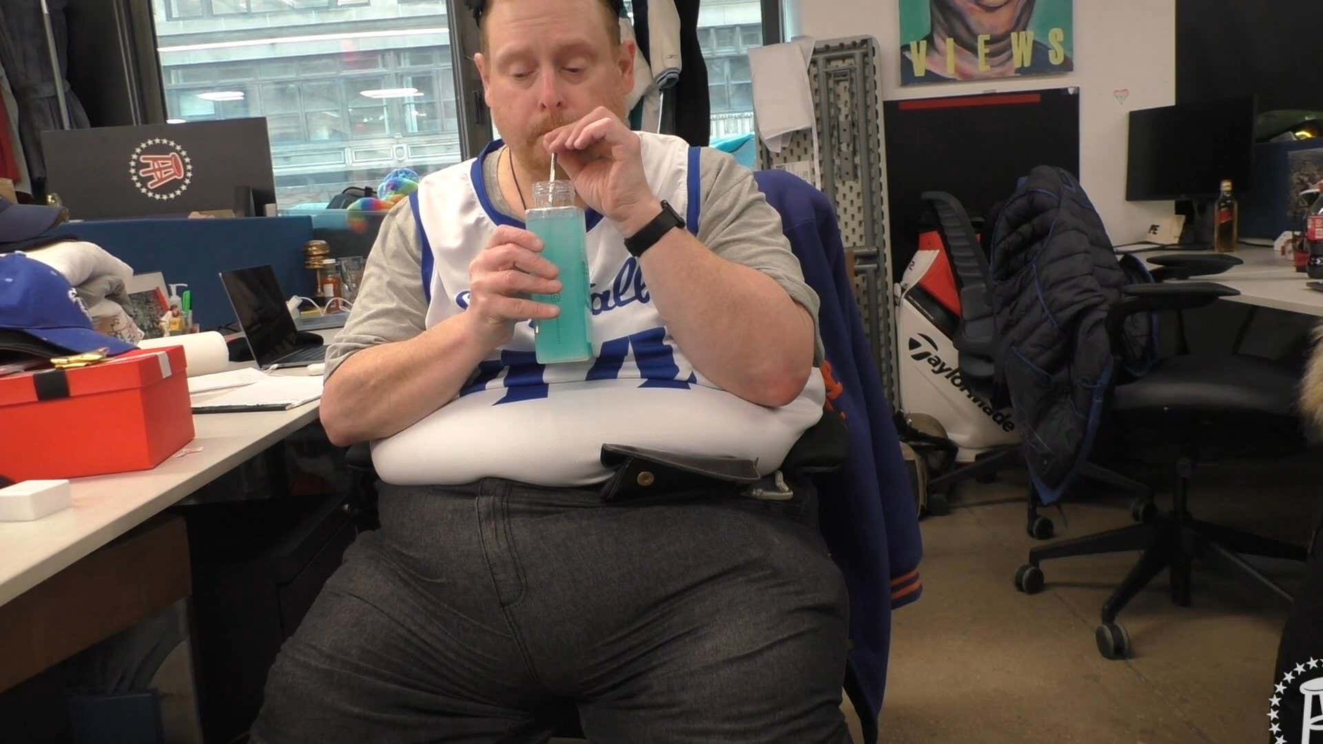 Tank's Taste Test Blue Ocean Soda from Tea Makers