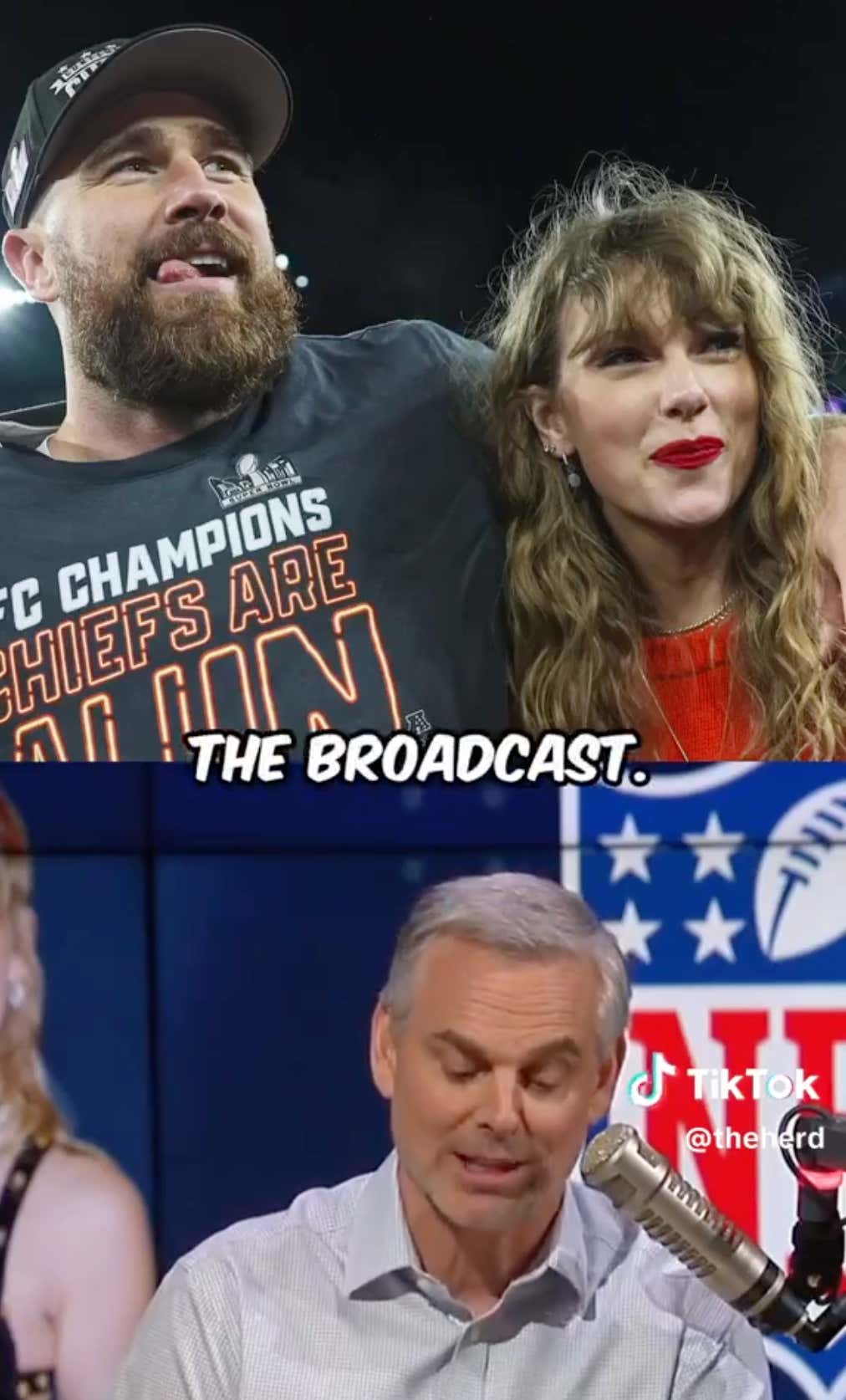 The Swifties Are Hailing Colin Cowherd as Their King After He Defended Taylor's Airtime During Chiefs Games