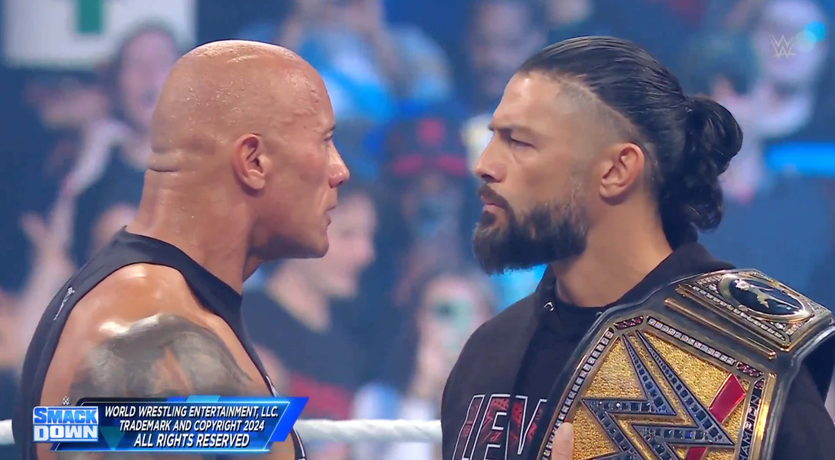 Looks Like The Rock Is Back To Headline WrestleMania Against Roman Reigns This Year