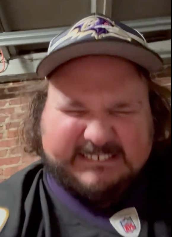 Stavros Halkias is in “Fat Crackhead Mode” As He Tries to Get Past the Devastating Ravens Loss in the AFC Championship Game