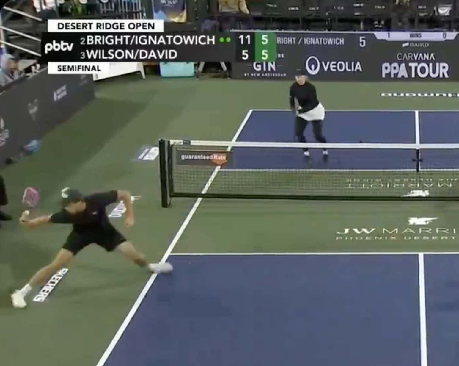 This Around-The-Post Snipe From Pro Pickleball Player James Ignatowich Was A Certified Panty Dropper