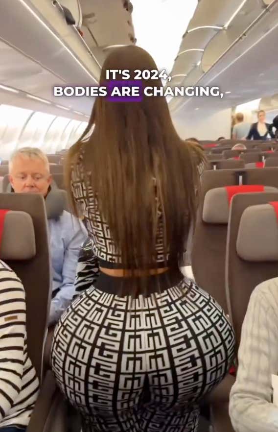 Hear Her Out: Model With BBL Believes Airplanes Should Have Bigger Seats In 2024 Because "Bodies Are Changing"