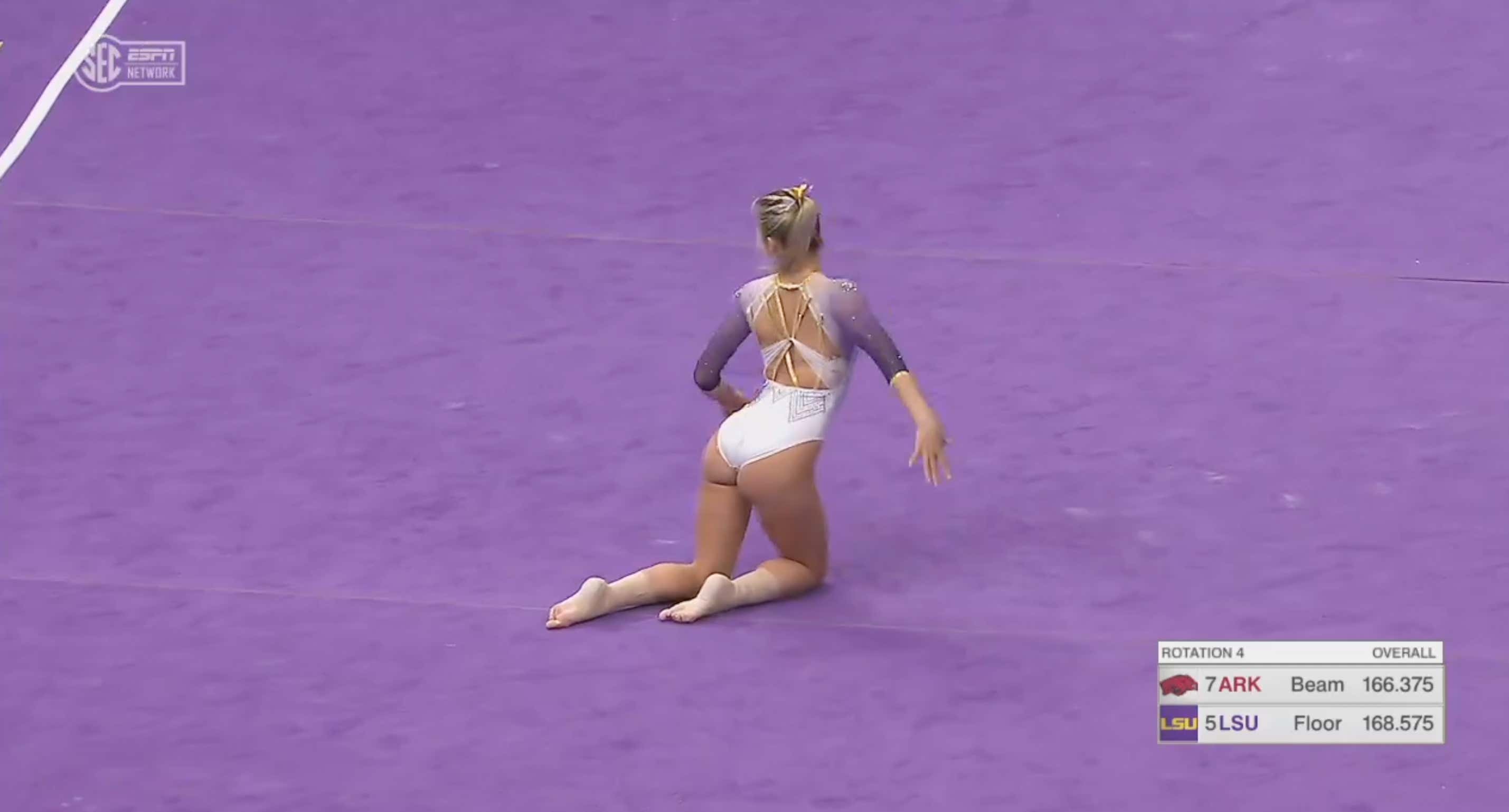 Livvy Dunne Put On A Masterclass Of A Routine Last Night Against Arkansas