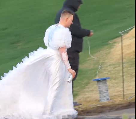 Congratulations To This Beautiful Bride On His Special Day At The Waste Management