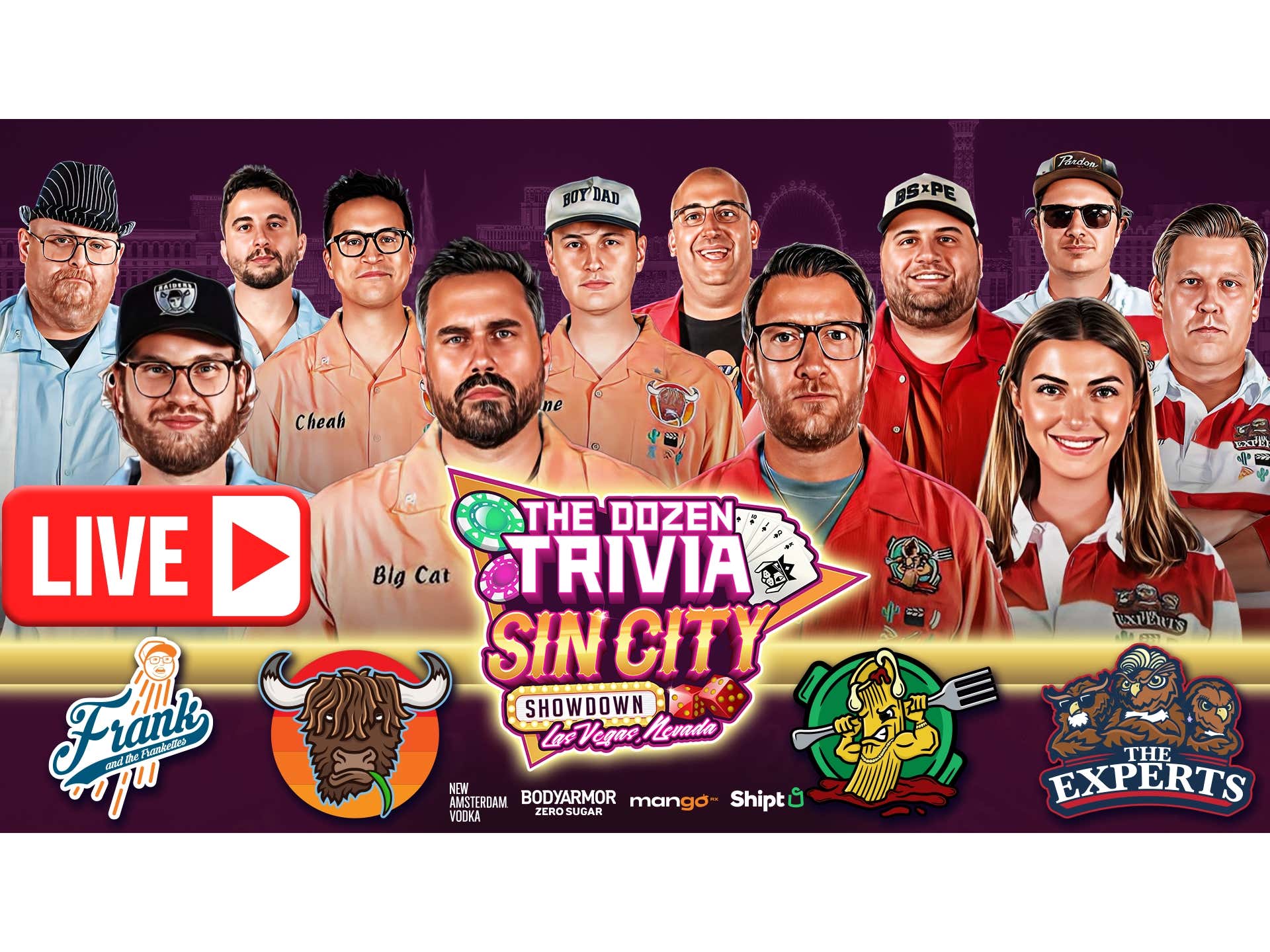 The Dozen Trivia LIVE from Las Vegas (ft. Dave Portnoy, Big Cat, & more