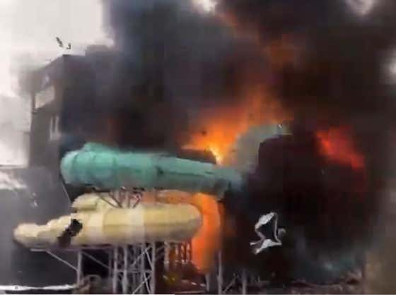 VIDEO: The Biggest Waterpark in Sweden Exploded | Barstool Sports