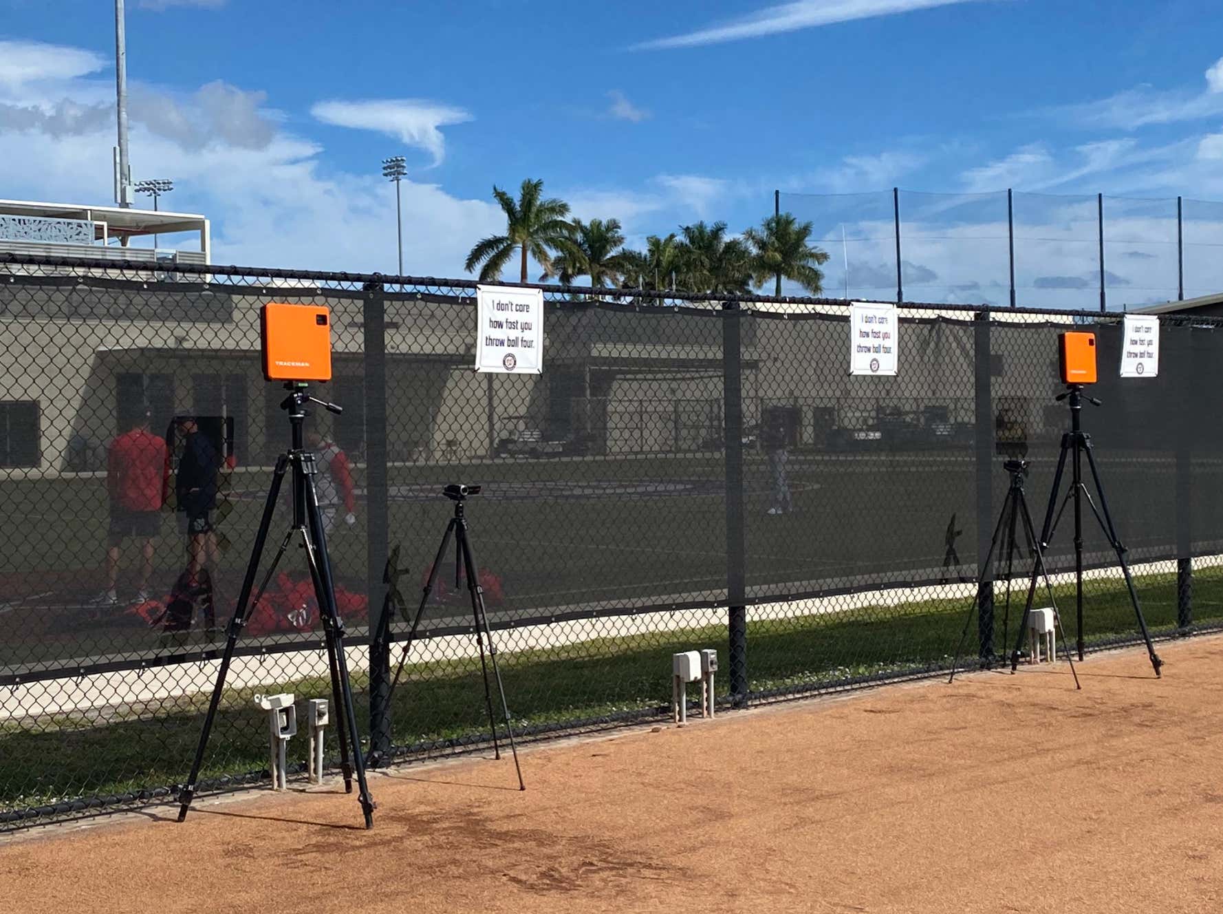 "I Don't Care How Fast You Throw Ball Four"-The Nationals Put Up A Bizarre Sign All Over Their Spring Training Facility