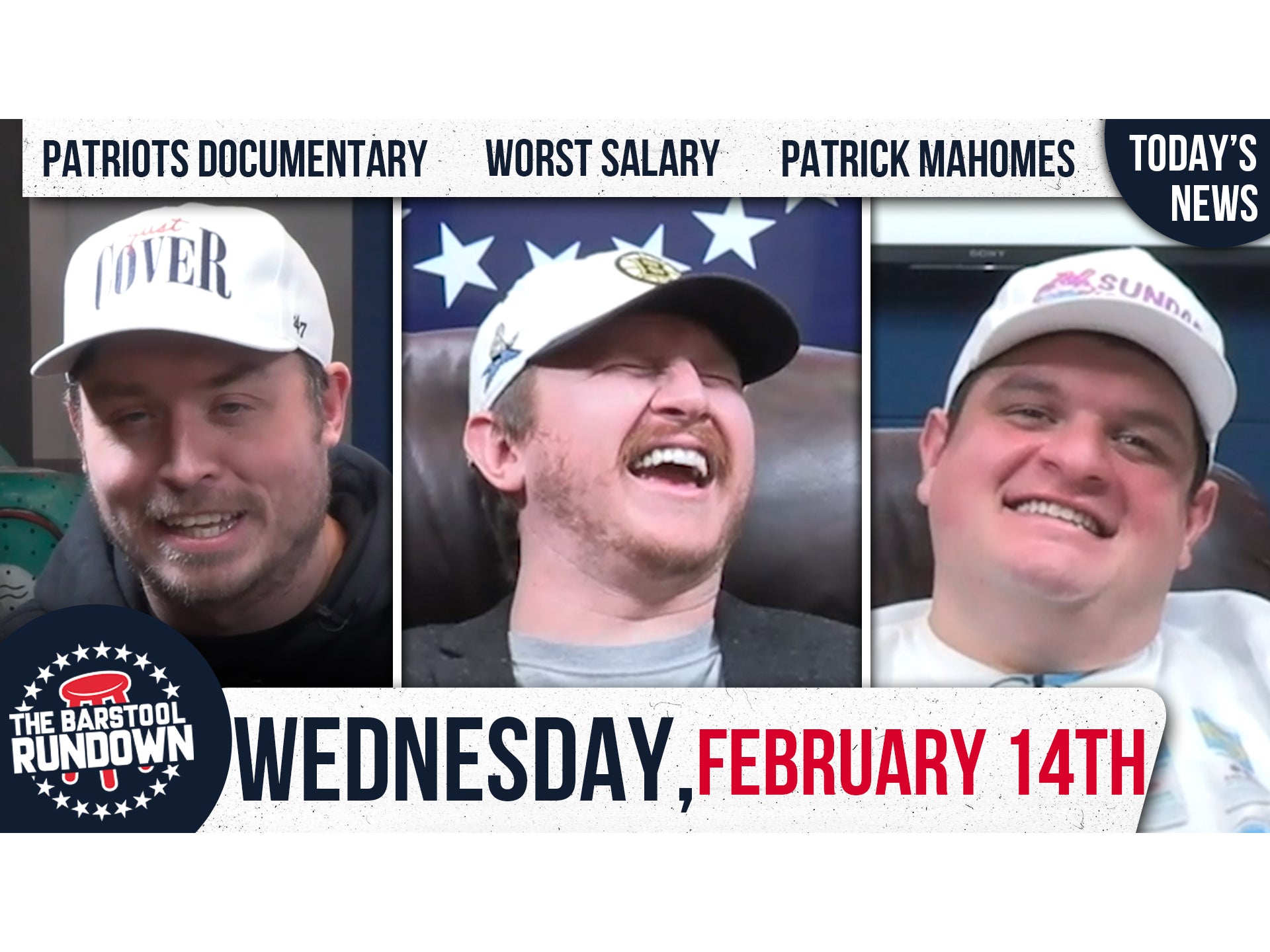 Patrick Mahomes vs Tom Brady - Barstool Rundown - February 14th, 2024