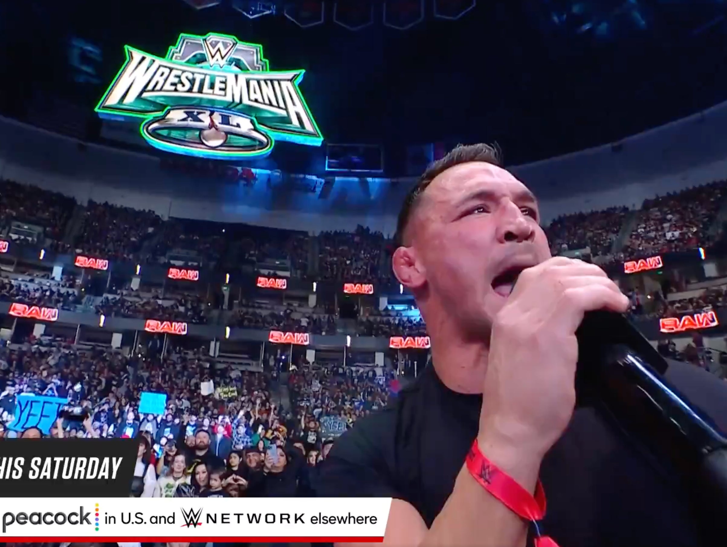 Michael Chandler Just Called Out Conor McGregor LIVE On....Monday Night RAW?!