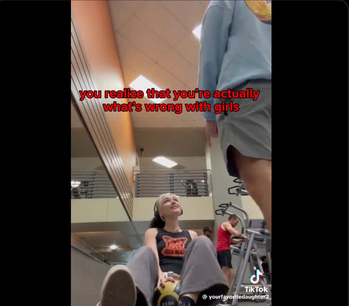VIRAL POLICE: Woman Gets Approached At Gym By Man Calling Her Warmup Routine "What's Wrong With Women"........But Is It Staged?