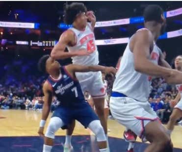 Kyle Lowry Makes Anticipated Debut With His Hometown Sixers And Almost IMMEDIATELY Takes A Biblical Elbow To The Face