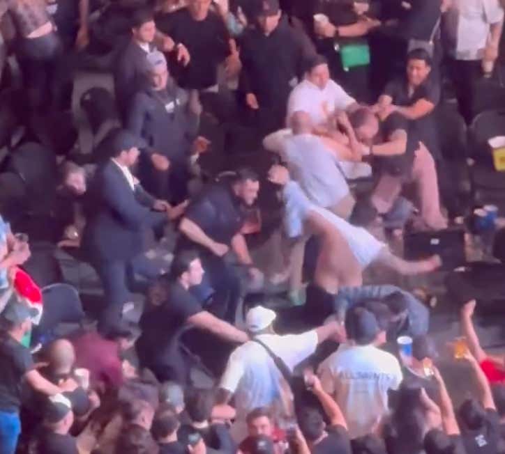 We Just Got A CRAZY Brawl In The Crowd At UFC Mexico City