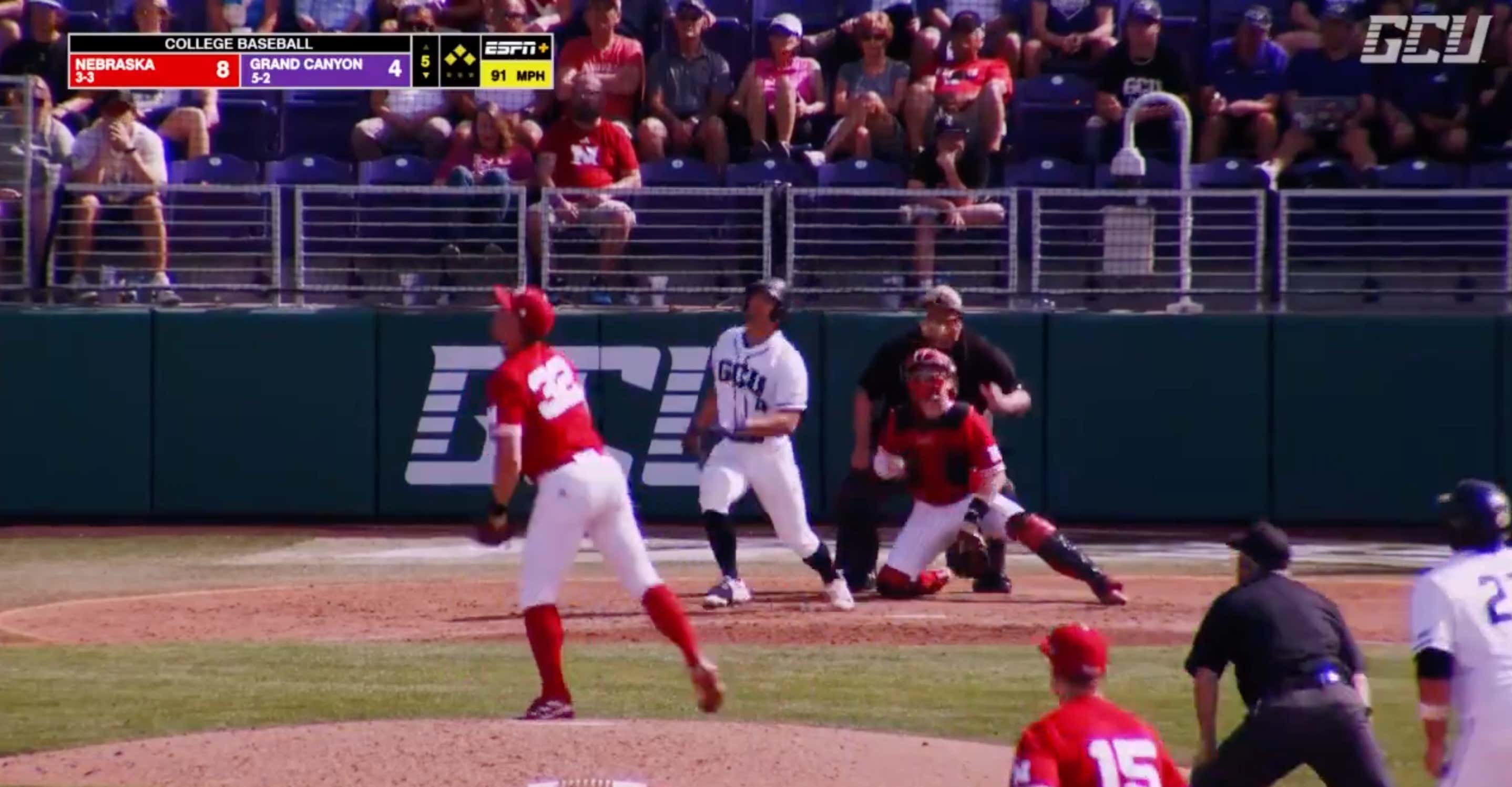 Ump Show: Grand Canyon OF Tyler Wilson Hit a Game-Tying Grand Slam and Got Ejected for Flipping His Bat