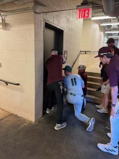 Wagner's Baseball Game vs. Texas A&M Was Delayed Because a Player Got Locked in the Bathroom